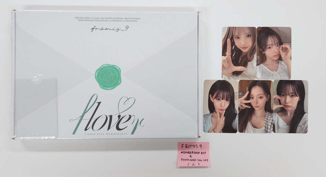 Fromis 9 "Flover" - Official 2025 MemberShip Kit &amp; Photocard set [25.7.2]