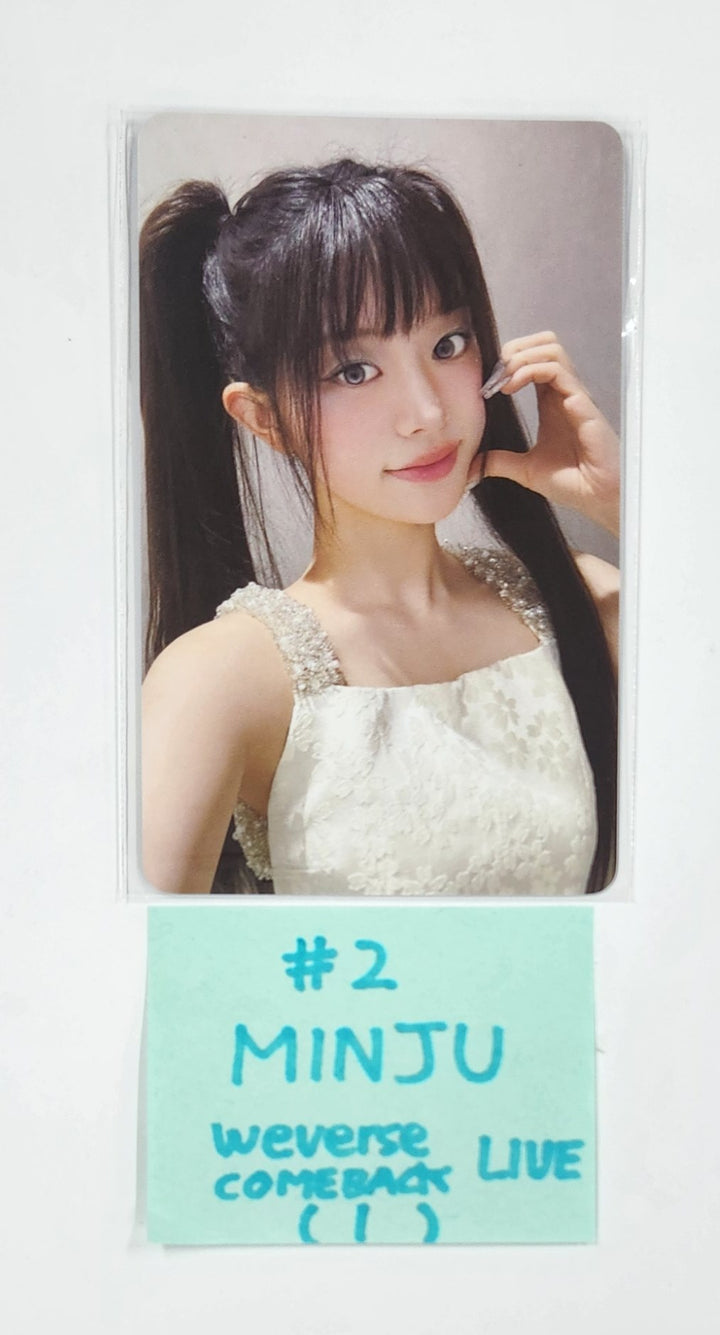 ILLIT "bomb" - Weverse Shop [Come Back Live] Pre-Order Benefit Photocard [Photobook Ver.] [25.7.3]