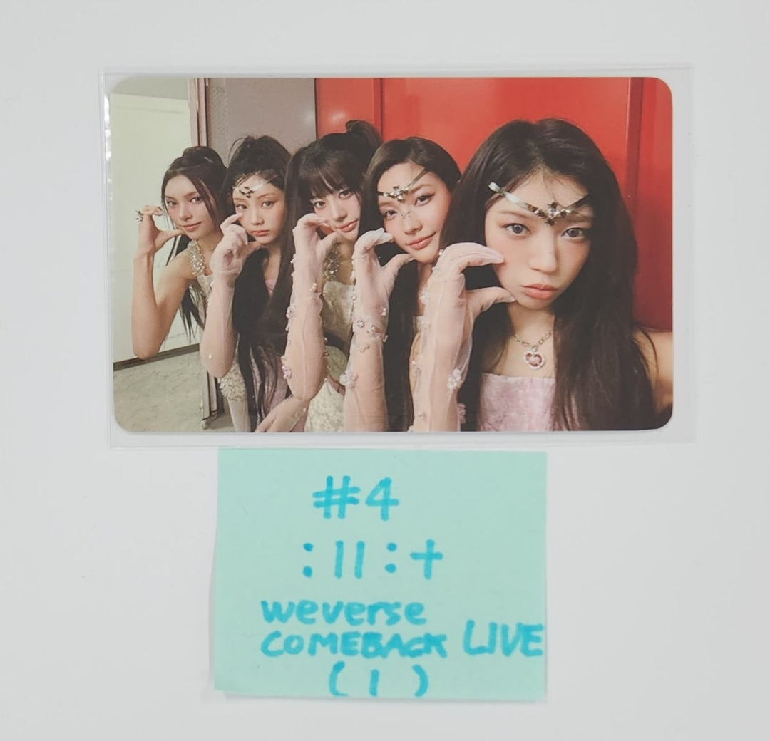 ILLIT "bomb" - Weverse Shop [Come Back Live] Pre-Order Benefit Photocard [Photobook Ver.] [25.7.3]