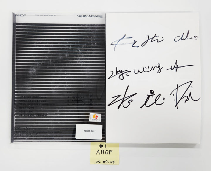 AHOF "WHO WE ARE" - Hand Autographed(Signed) Promo Album [25.7.4]