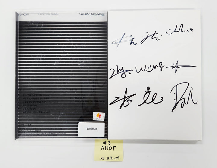 AHOF "WHO WE ARE" - Hand Autographed(Signed) Promo Album [25.7.4]
