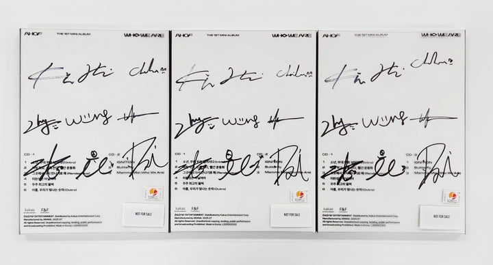 AHOF "WHO WE ARE" - Hand Autographed(Signed) Promo Album [25.7.4]