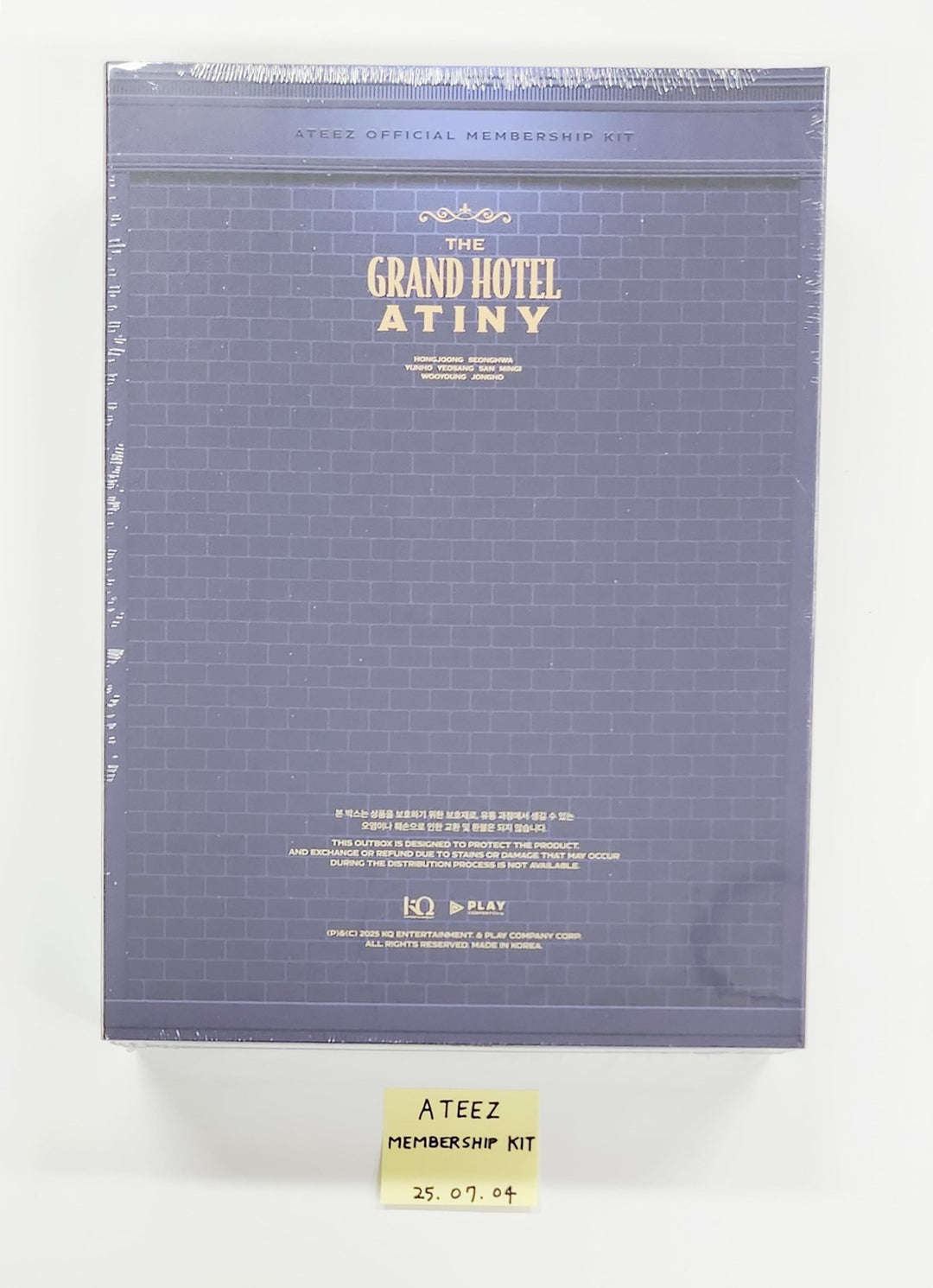 ATEEZ "The Grand Hotel" - Official MemberShip Kit [25.7.4]