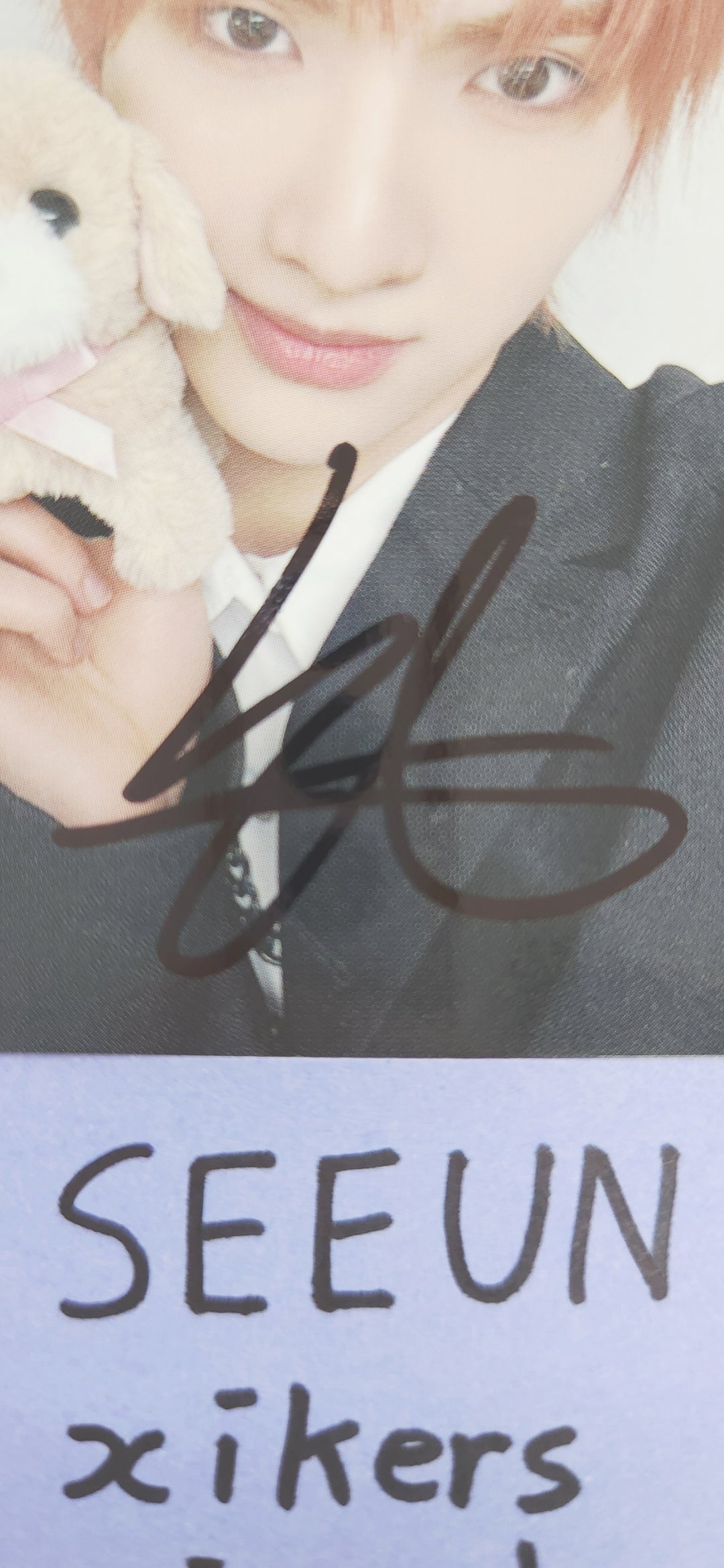 SEEUN (Of Xikers) "HOUSE OF TRICKY : SPUR" - Hand Autographed(Signed) Photocard [25.7.4]