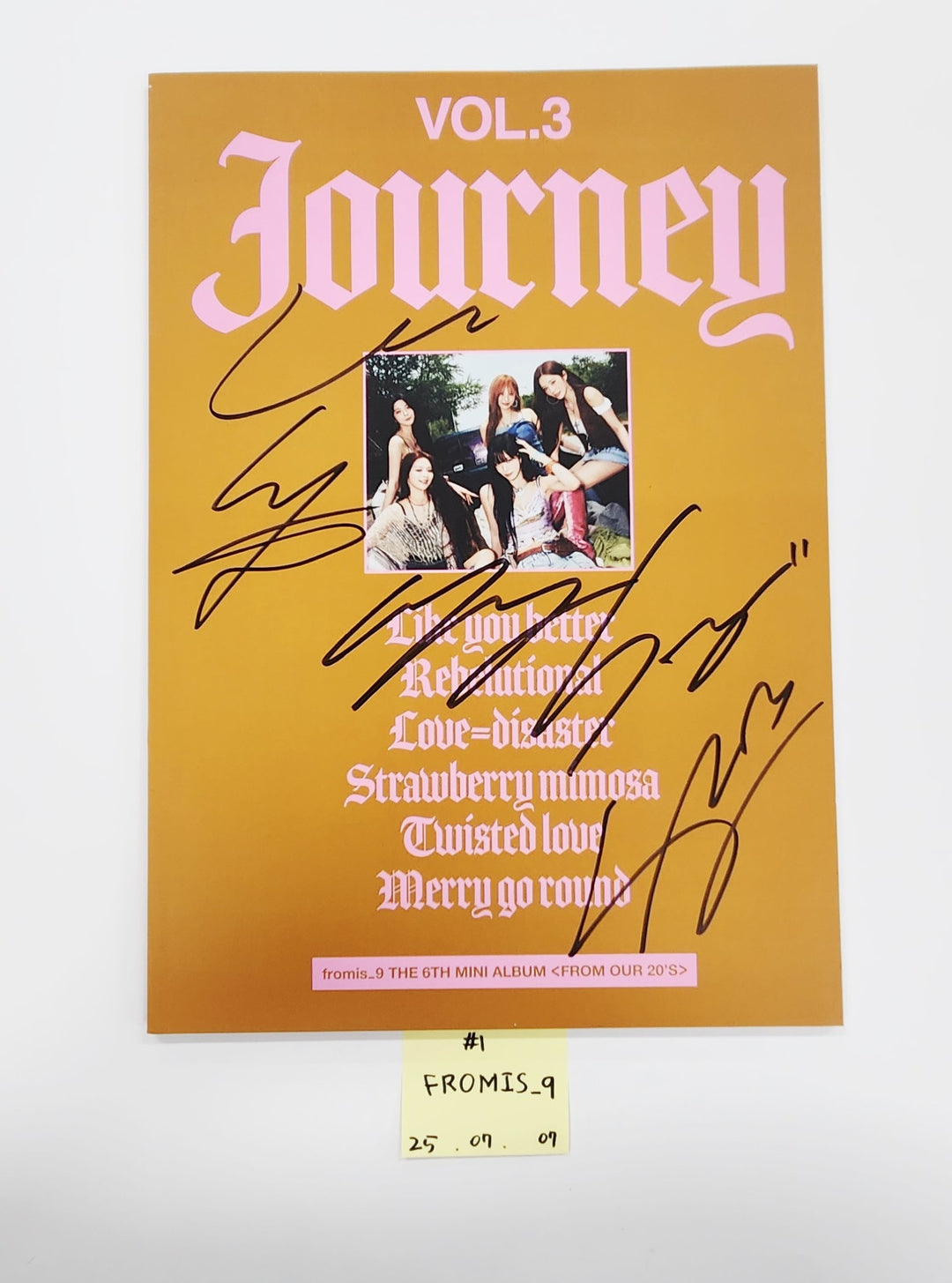 fromis_9 "From Our 20’s", ALLDAY PROJECT "FAMOUS", Baby DONT Cry "F Girl" - Hand Autograhped(Signed) Promo Album [25.7.7]