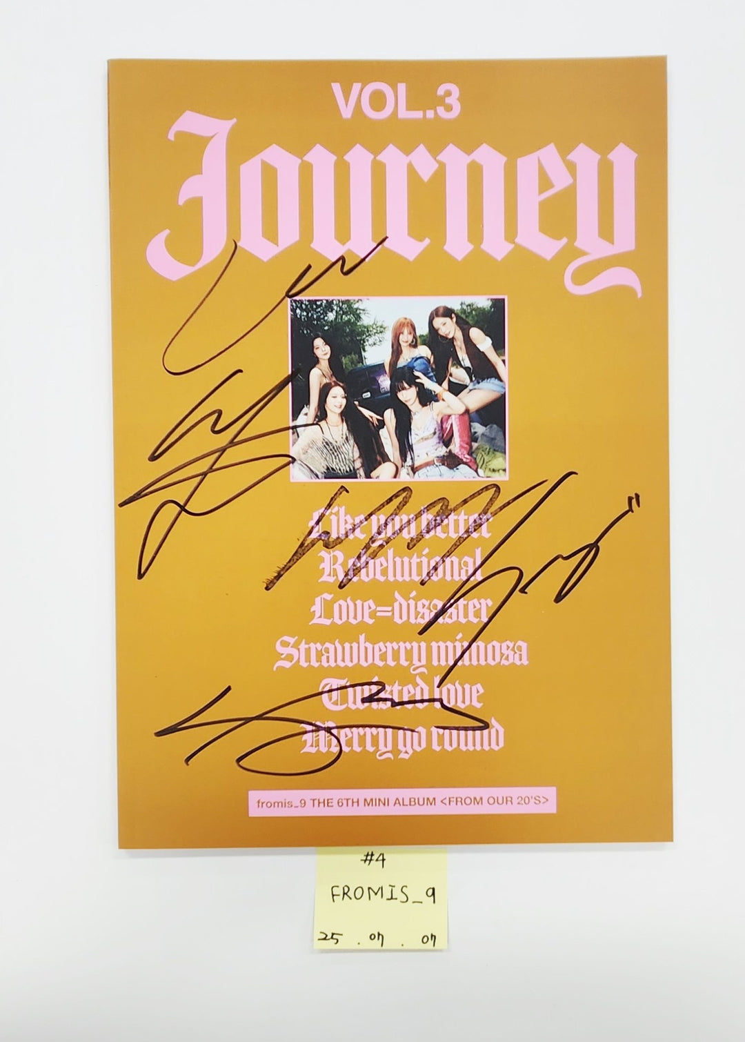 fromis_9 "From Our 20’s", ALLDAY PROJECT "FAMOUS", Baby DONT Cry "F Girl" - Hand Autograhped(Signed) Promo Album [25.7.7]