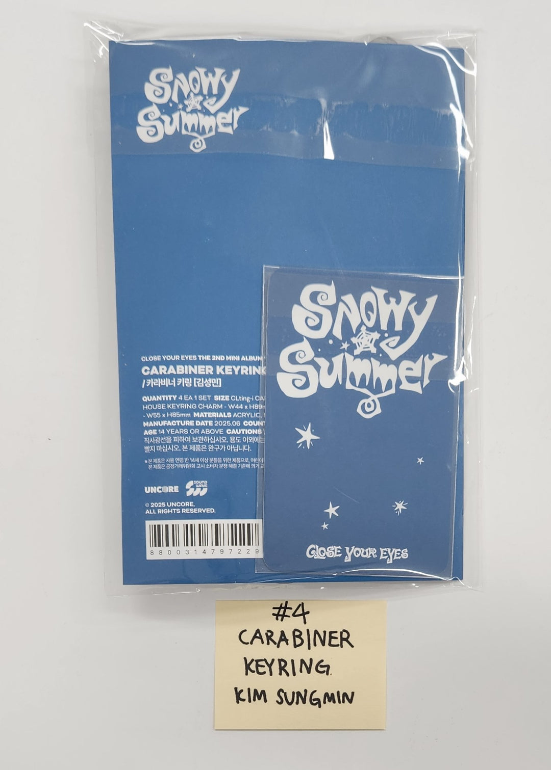 CLOSE YOUR EYES "Snowy Summer" - Official MD [25.7.10]