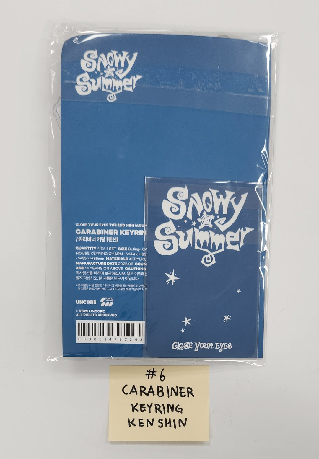 CLOSE YOUR EYES "Snowy Summer" - Official MD [25.7.10]