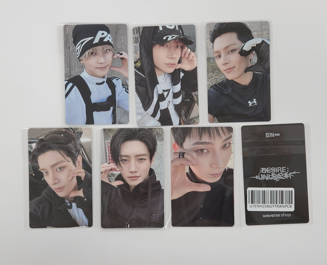 Enhypen "Desire : Unleash" - Weverse Shop (YouTube) Gift Photocard [Weverse Albums Ver.] [25.7.10]
