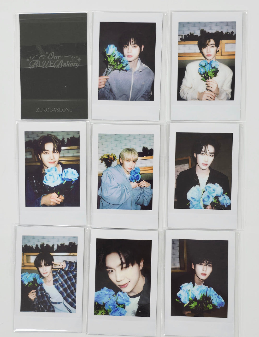ZeroBaseOne x Our Bakery "Our Blue Bakery" - 2nd Anniversary Pop-Up Dessert Event Photocard [25.7.10]