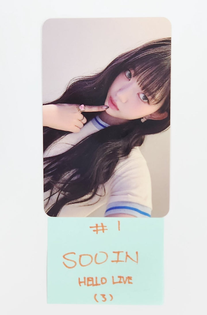 MEOVV "MY EYES OPEN VVIDE" -  Hello Live Fansign Event Photocard [25.7.11]