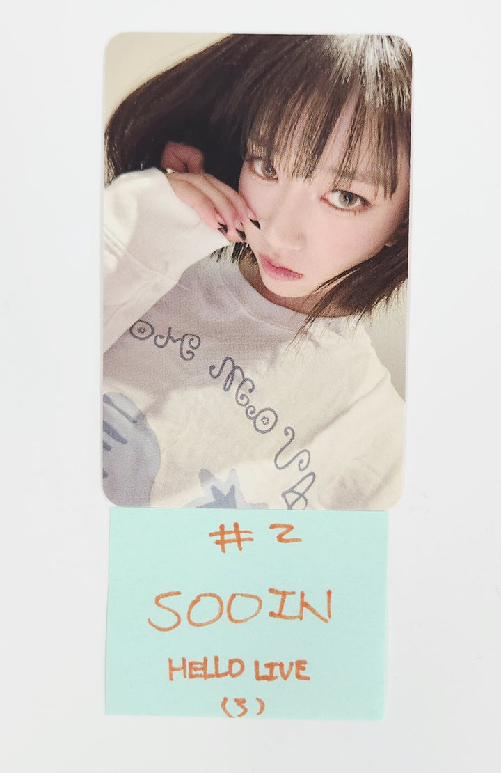 MEOVV "MY EYES OPEN VVIDE" -  Hello Live Fansign Event Photocard [25.7.11]