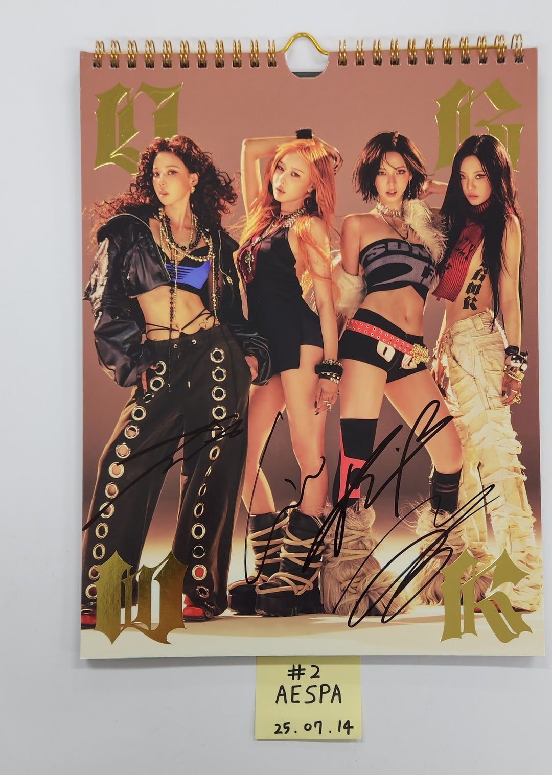 Aespa "Dirty Work", TWICE "THIS IS FOR", MEOVV "MEOVV" &amp; "TOXIC", Izna "BEEP" - Hand Autograhped(Signed) Promo Album [25.7.14]