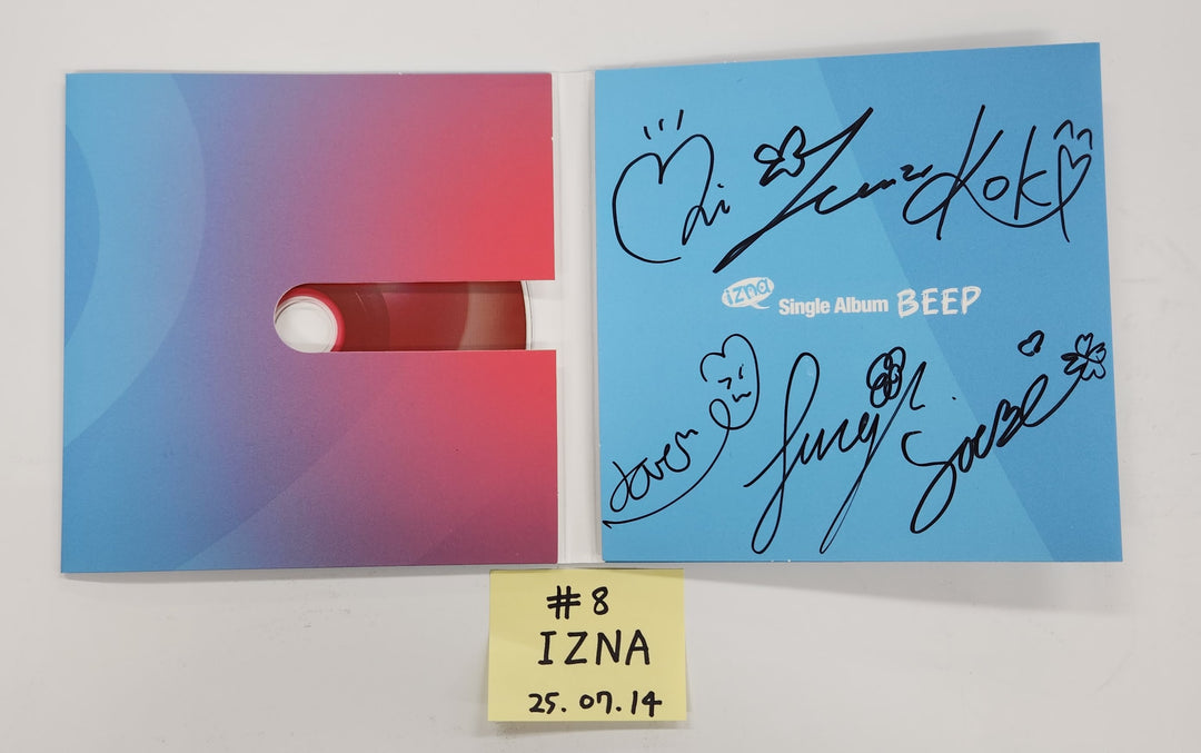 Aespa "Dirty Work", TWICE "THIS IS FOR", MEOVV "MEOVV" &amp; "TOXIC", Izna "BEEP" - Hand Autograhped(Signed) Promo Album [25.7.14]