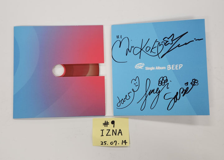 Aespa "Dirty Work", TWICE "THIS IS FOR", MEOVV "MEOVV" &amp; "TOXIC", Izna "BEEP" - Hand Autograhped(Signed) Promo Album [25.7.14]