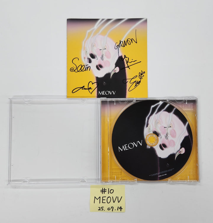 Aespa "Dirty Work", TWICE "THIS IS FOR", MEOVV "MEOVV" &amp; "TOXIC", Izna "BEEP" - Hand Autograhped(Signed) Promo Album [25.7.14]