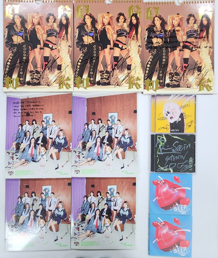 Aespa "Dirty Work", TWICE "THIS IS FOR", MEOVV "MEOVV" &amp; "TOXIC", Izna "BEEP" - Hand Autograhped(Signed) Promo Album [25.7.14]