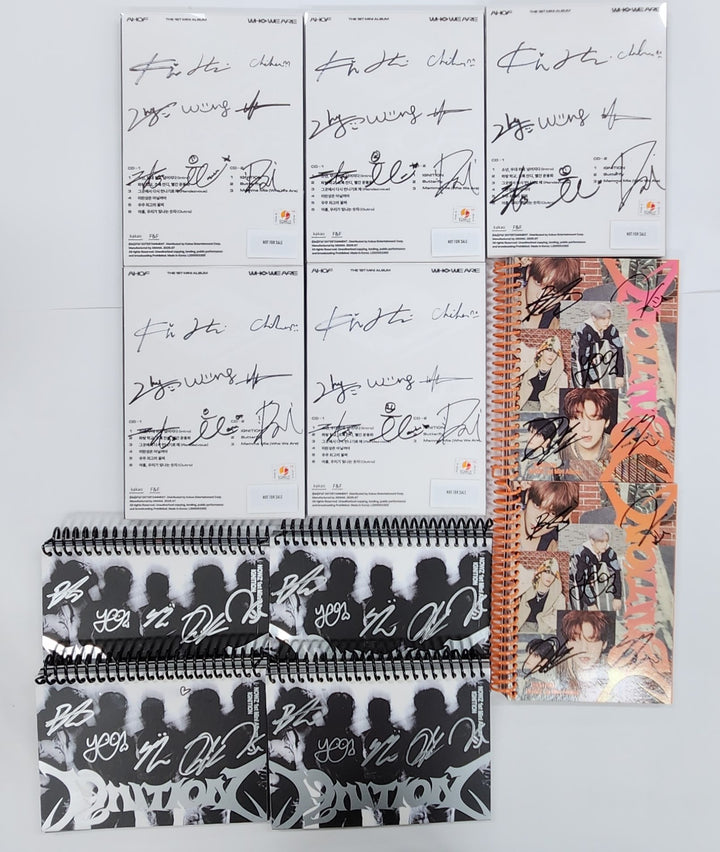 AHOF "WHO WE ARE", NOWZ "IGNITION" - Hand Autograhped(Signed) Promo Album [25.7.14]