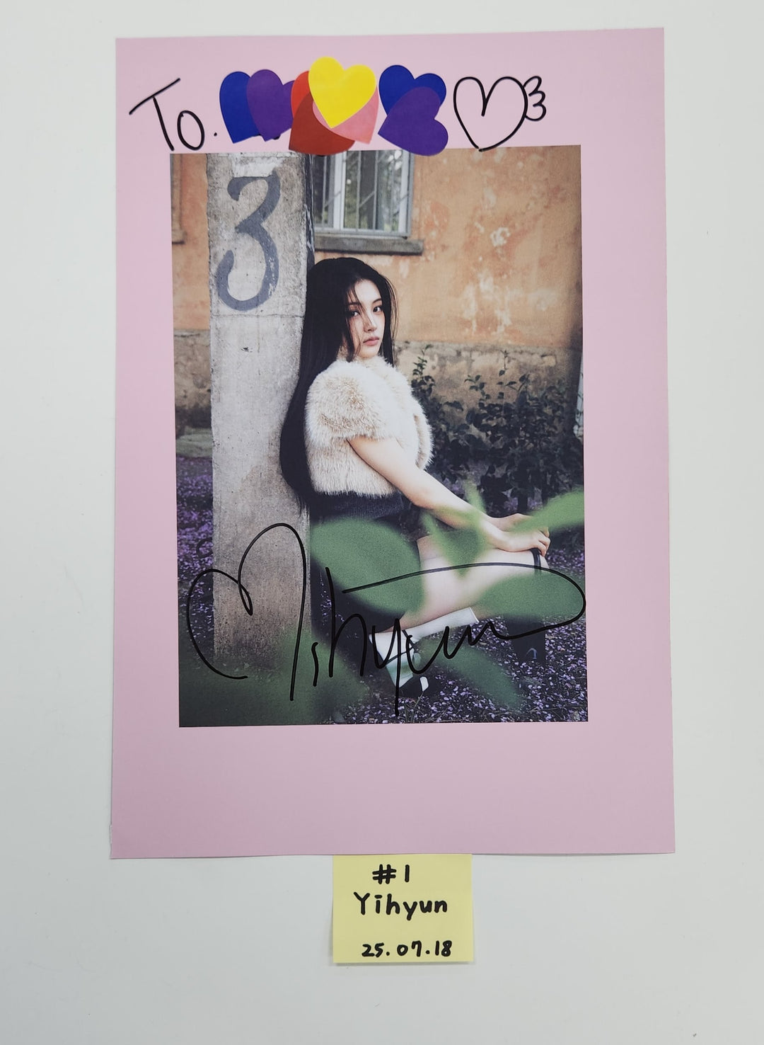 Baby DONT Cry "F Girl" - A Cut Page From Fansign Event Album [25.7.18]