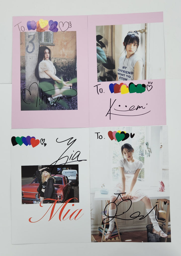 Baby DONT Cry "F Girl" - A Cut Page From Fansign Event Album [25.7.18]