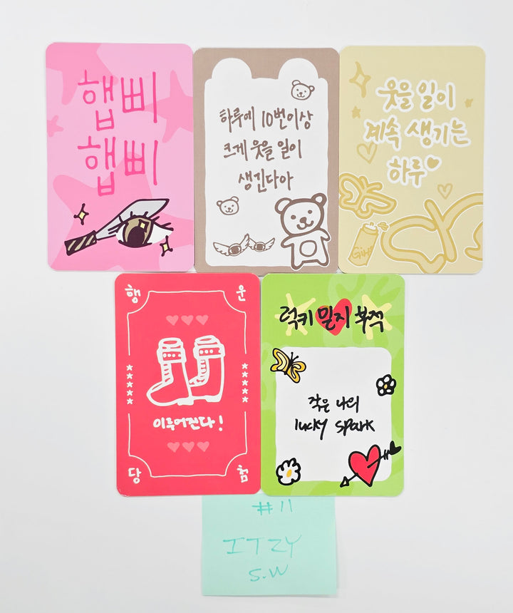 ITZY "Girls Will Be Girls" - Soundwave Fansign Event Photocard [25.7.24]