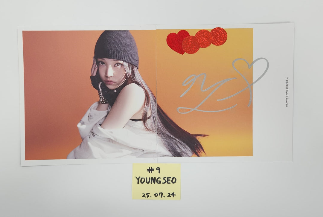 ALLDAY PROJECT "FAMOUS" - A Cut Page From Fansign Event Album [25.7.24]