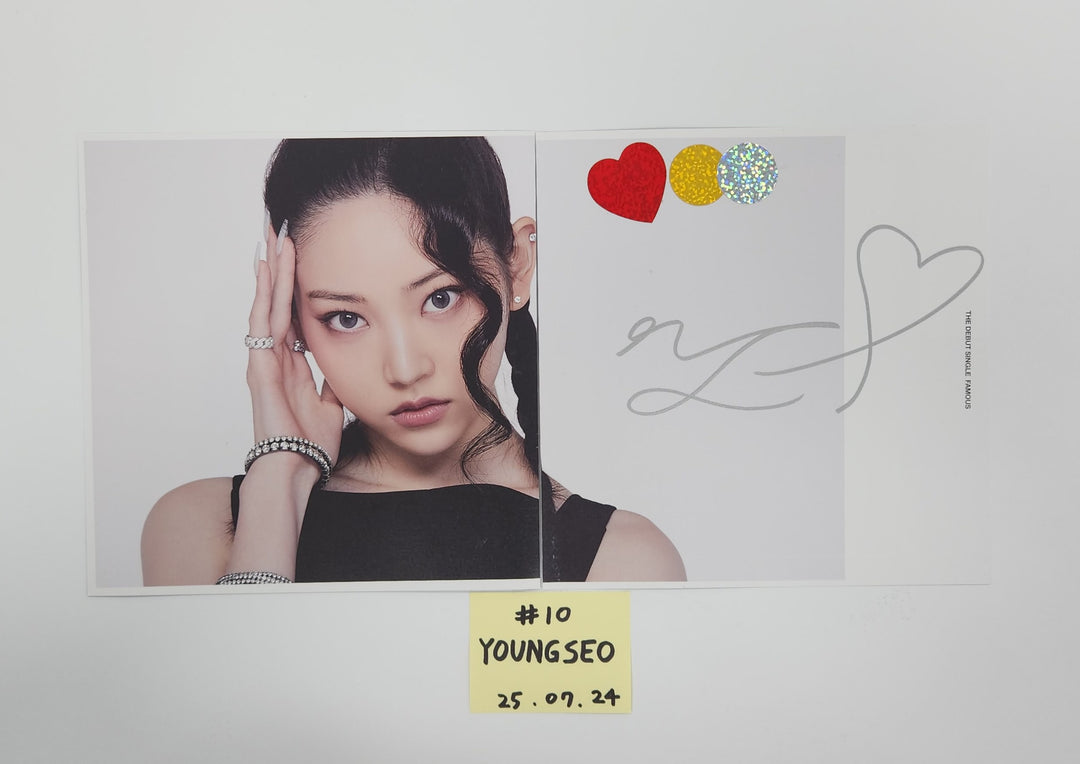 ALLDAY PROJECT "FAMOUS" - A Cut Page From Fansign Event Album [25.7.24]