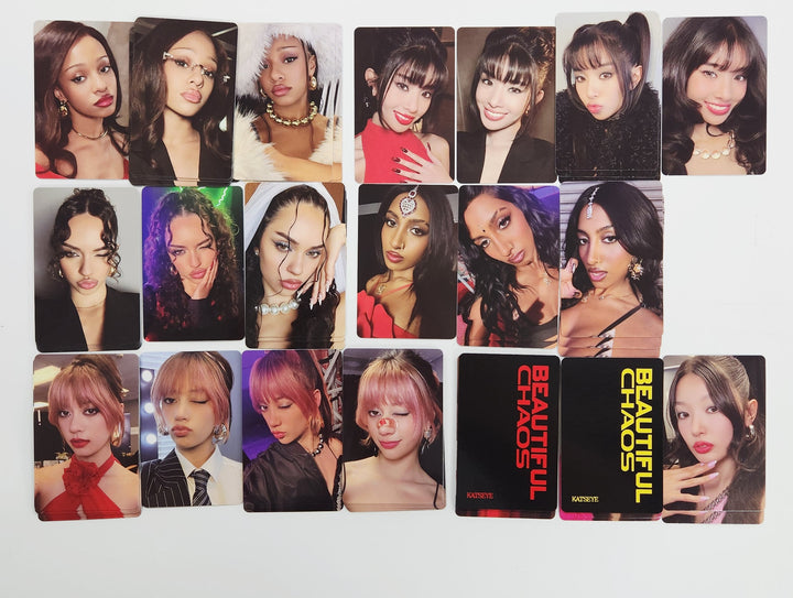 KATSEYE "BEAUTIFUL CHAOS" - Official Trading Photocard [25.8.7]