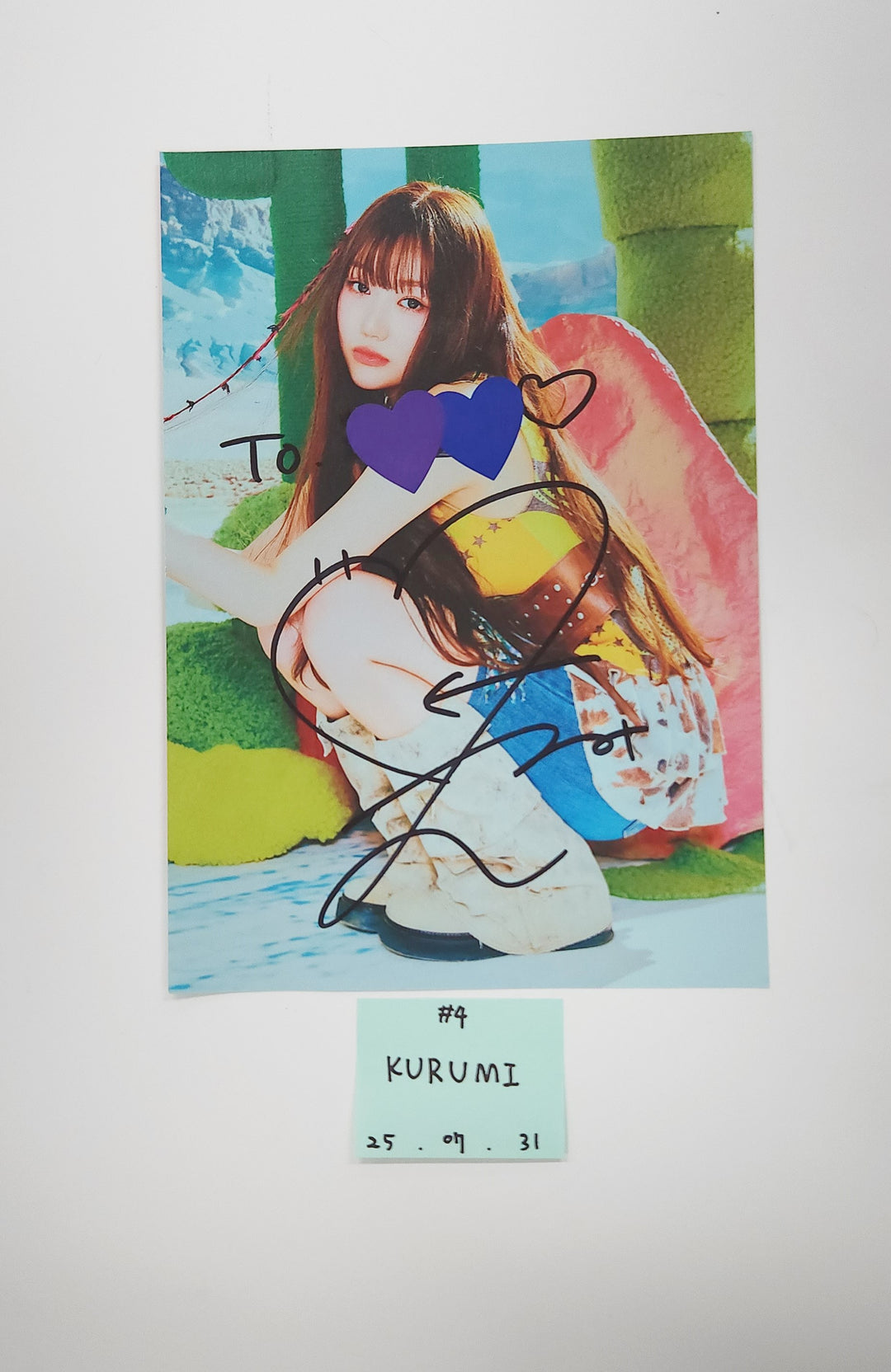 KIIRAS "KILL MA BO$$" - A Cut Page From Fansign Event Album [25.7.31]