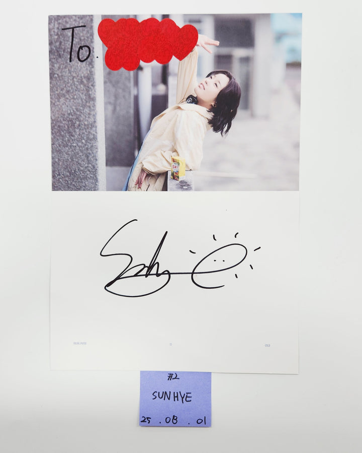 YOUNG POSSE "COLD" - A Cut Page From Fansign Event Album [25.8.1]