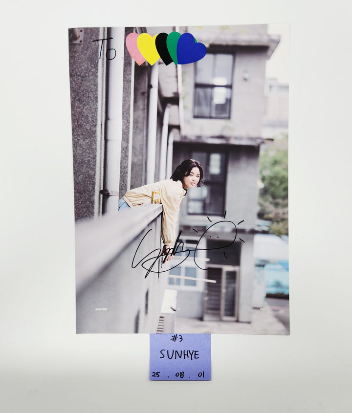 YOUNG POSSE "COLD" - A Cut Page From Fansign Event Album [25.8.1]