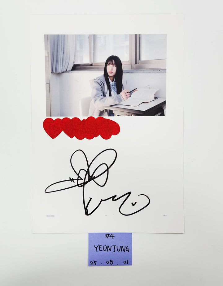 YOUNG POSSE "COLD" - A Cut Page From Fansign Event Album [25.8.1]