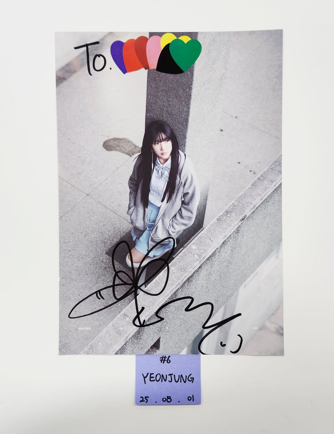 YOUNG POSSE "COLD" - A Cut Page From Fansign Event Album [25.8.1]