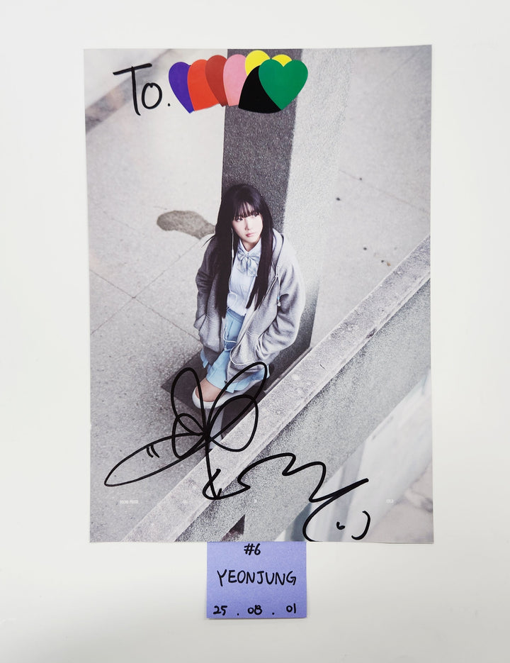 YOUNG POSSE "COLD" - A Cut Page From Fansign Event Album [25.8.1]