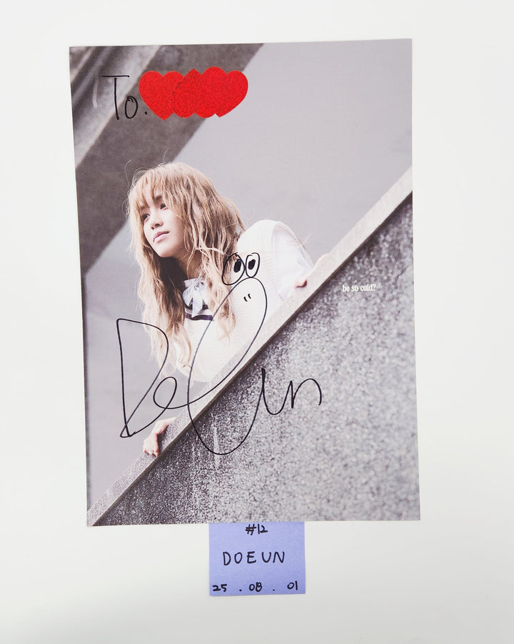YOUNG POSSE "COLD" - A Cut Page From Fansign Event Album [25.8.1]