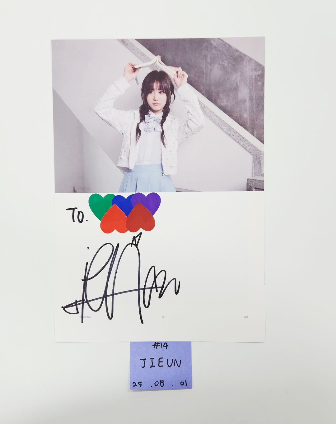 YOUNG POSSE "COLD" - A Cut Page From Fansign Event Album [25.8.1]