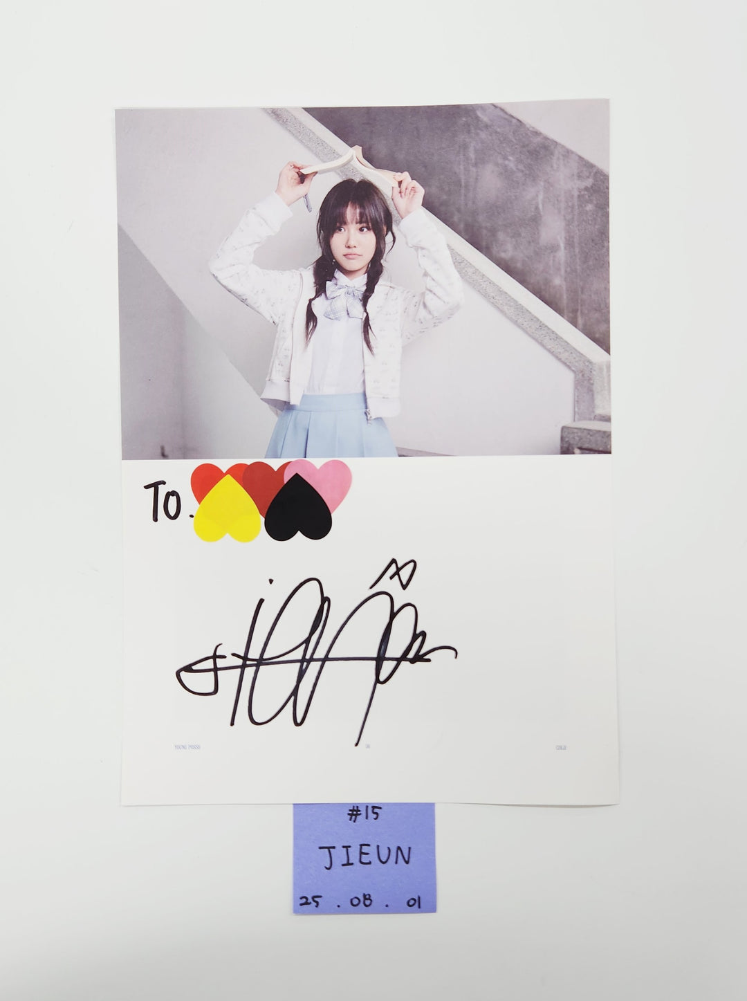 YOUNG POSSE "COLD" - A Cut Page From Fansign Event Album [25.8.1]