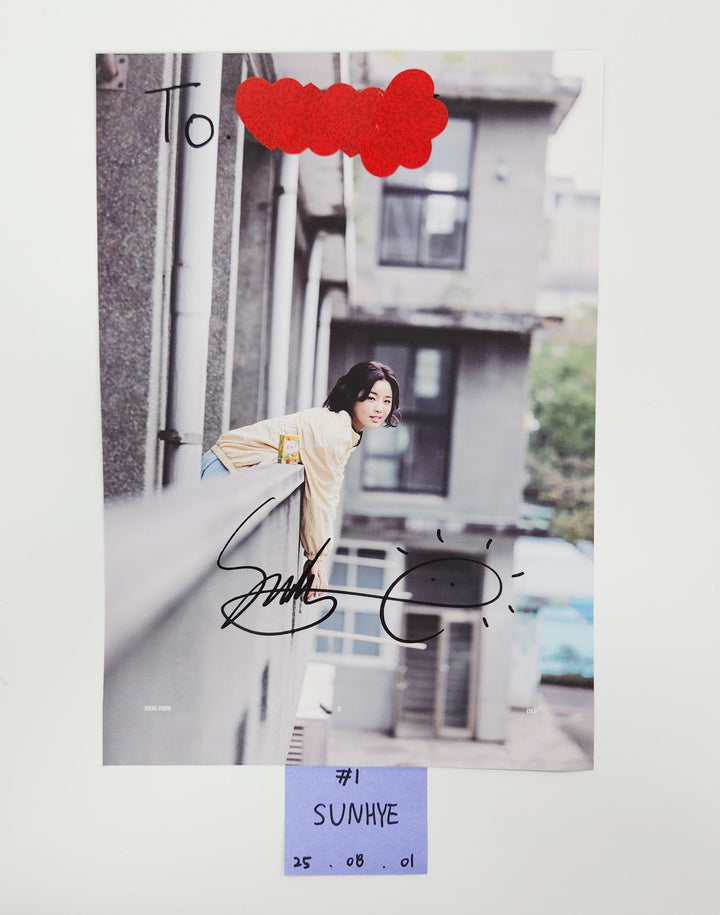 YOUNG POSSE "COLD" - A Cut Page From Fansign Event Album [25.8.1]