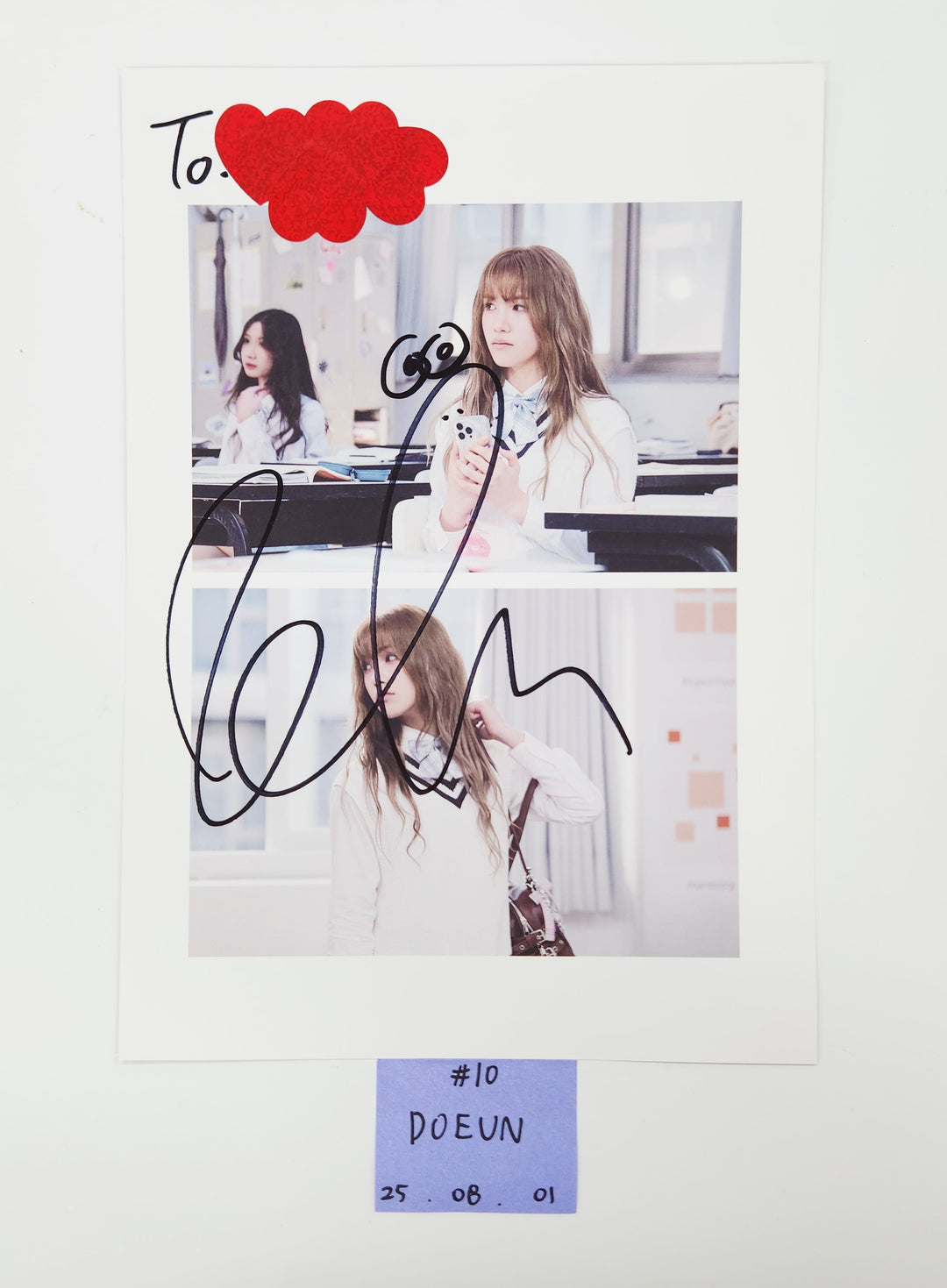YOUNG POSSE "COLD" - A Cut Page From Fansign Event Album [25.8.1]