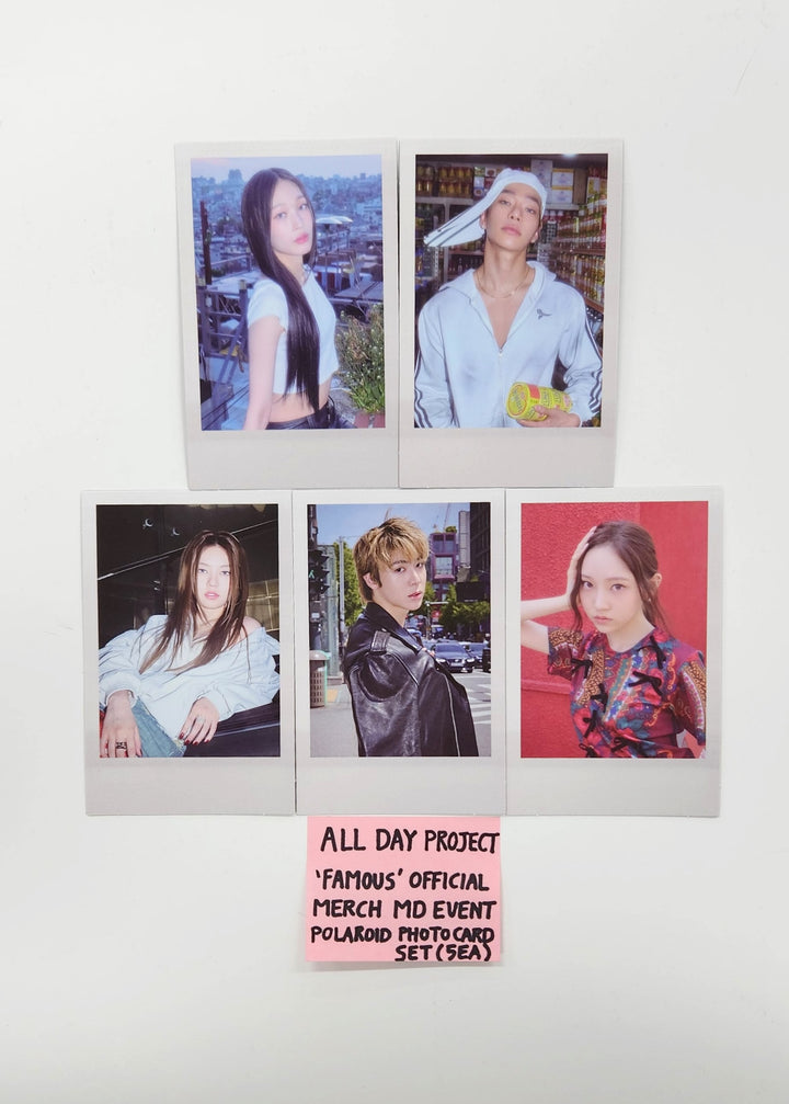ALLDAY PROJECT "FAMOUS" - Official Merch MD Event Polaroid Photocard [25.8.5]