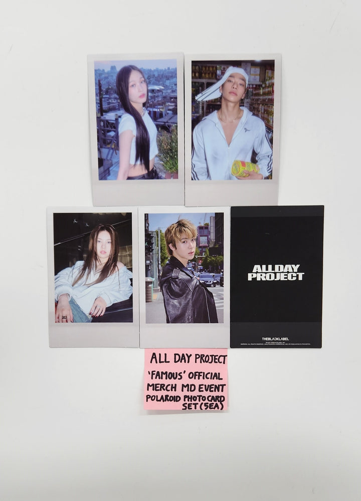 ALLDAY PROJECT "FAMOUS" - Official Merch MD Event Polaroid Photocard [25.8.5]