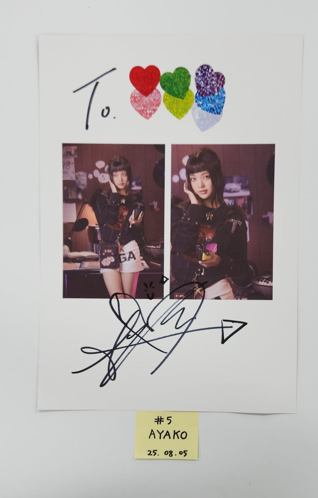 GENBLUE "ACT LIKE THAT" - A Cut Page From Fansign Event Album [25.8.5]