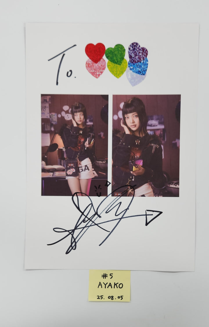 GENBLUE "ACT LIKE THAT" - A Cut Page From Fansign Event Album [25.8.5]