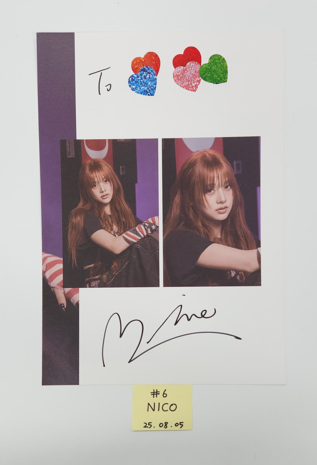 GENBLUE "ACT LIKE THAT" - A Cut Page From Fansign Event Album [25.8.5]