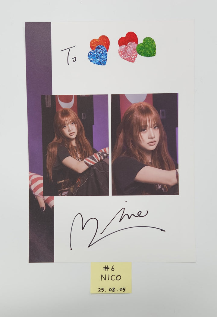 GENBLUE "ACT LIKE THAT" - A Cut Page From Fansign Event Album [25.8.5]