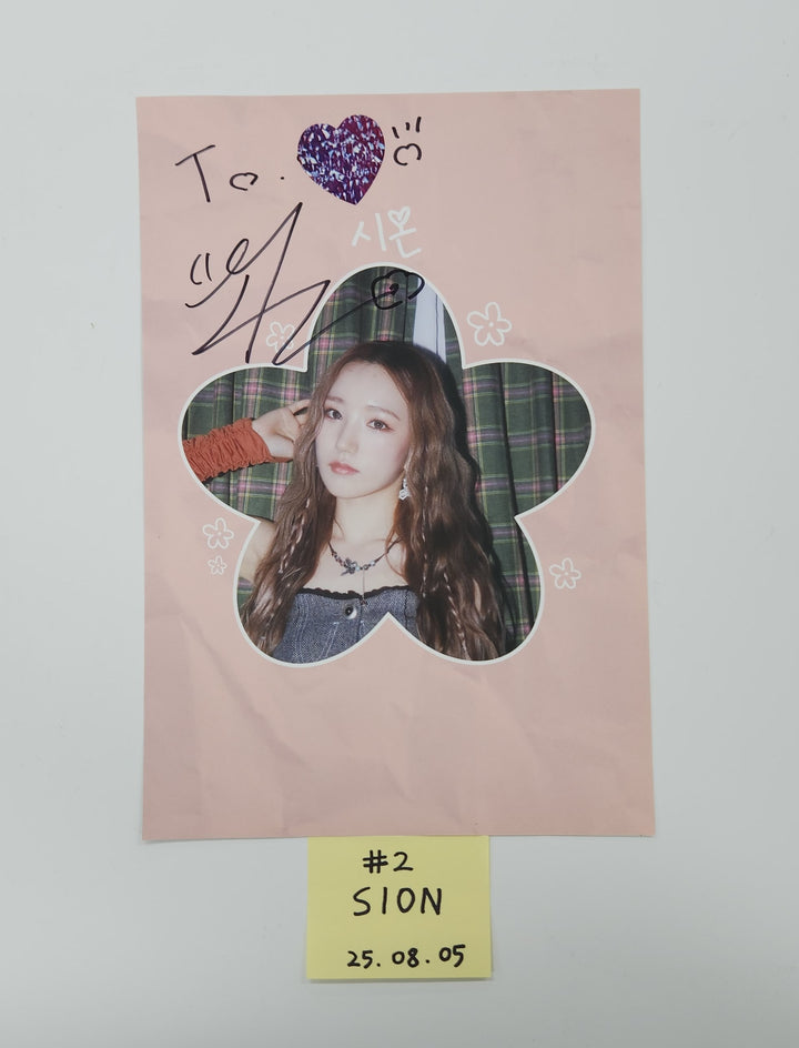 Geenius "Geenius  Photo Book" - A Cut Page From Fansign Event Album [25.8.5]