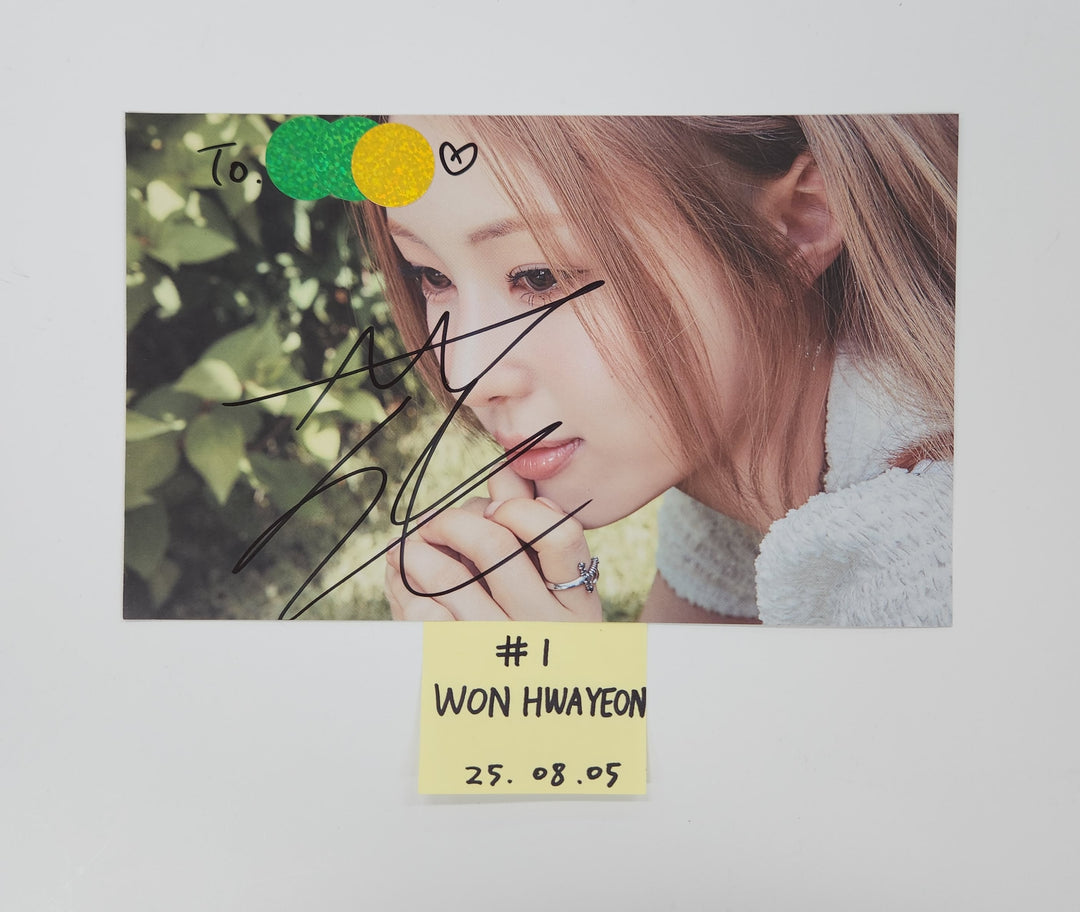 IFEYE "ERLU BLUE" - A Cut Page From Fansign Event Album [25.8.5]