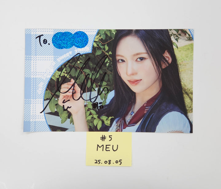 IFEYE "ERLU BLUE" - A Cut Page From Fansign Event Album [25.8.5]