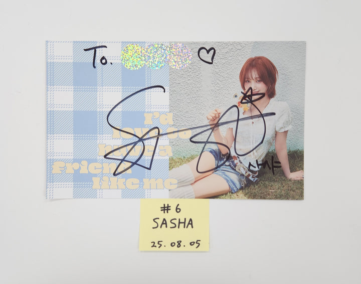 IFEYE "ERLU BLUE" - A Cut Page From Fansign Event Album [25.8.5]