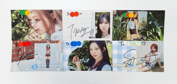 IFEYE "ERLU BLUE" - A Cut Page From Fansign Event Album [25.8.5]